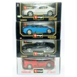 Bburago a boxed group of 1:18 Scale models