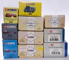 Corgi a boxed Commercial group to include, Heavy Haulage 16701, 54704 E-One Side Mount Shippensbu...