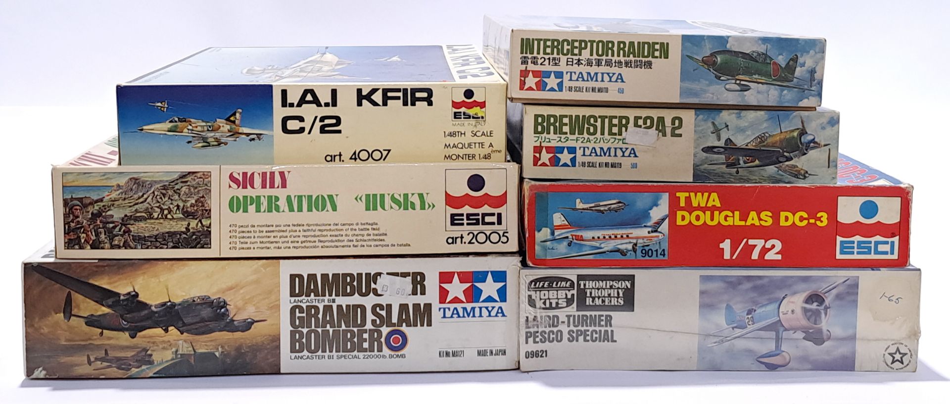 Tamiya, Esci and similar, a mixed boxed group of 1/72 and similar scale Planes and similar to inc...