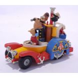Corgi Toys 802 Popeye Paddle Wagon - yellow body, red chassis, white upper and wheels with correc...