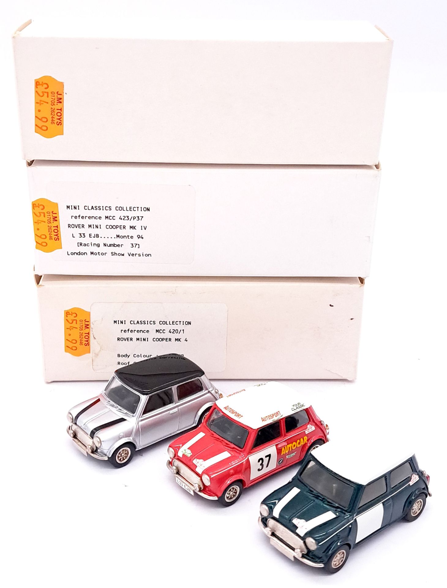 Mini Classics Collection, a boxed group of Mini Cooper white metal models - Image 6 of 6