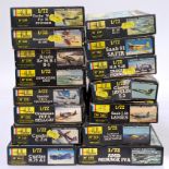 Heller a mixed boxed group of 1/72 scale Planes to include No.351 AMD Mirage IVA, No.214 Curtiss ...