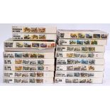 Hasegawa a mixed boxed group of 1/72 scale Trucks, Tanks & Figures to include Minibox 22 G.M.C CC...