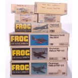 Frog, a mixed boxed group of 1/72, 1/32 scale Planes and similar to include F281 Grumman Hellcat ...