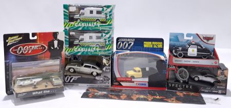 Corgi and similar,  a mixed boxed TV & Film group to include Corgi TY06701 007 Chevrolet Truck, C...
