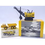 Conrad a boxed construction duo to include, Conrad No.2940 P & H Mining Electric Shovel and No.28...