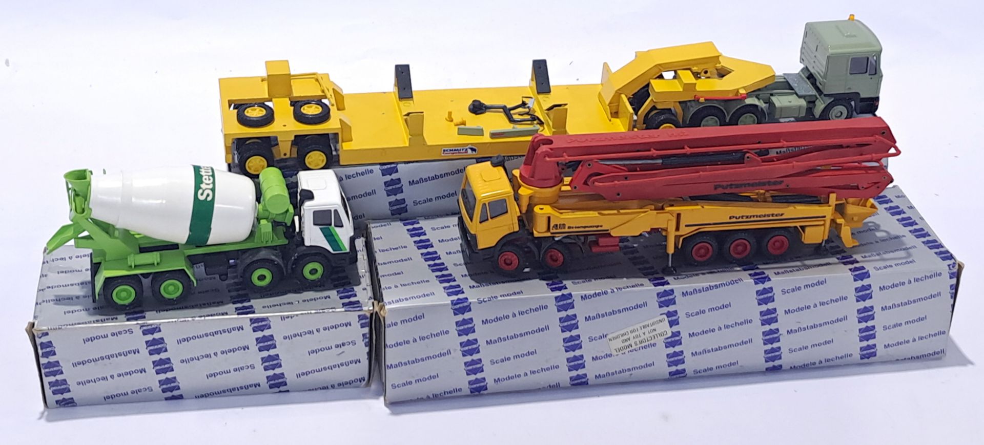 Conrad a mixed boxed trio of vehicles to include, Conrad No.4111 F90 Machinery Transporter, Conra...