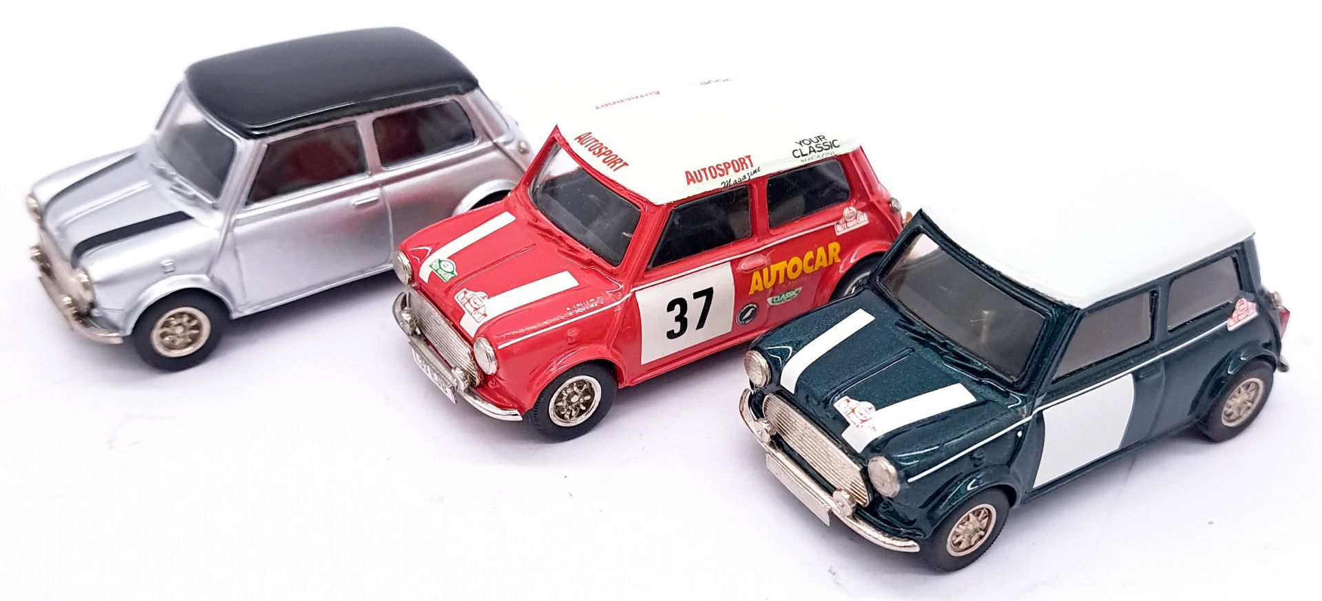 Mini Classics Collection, a boxed group of Mini Cooper white metal models