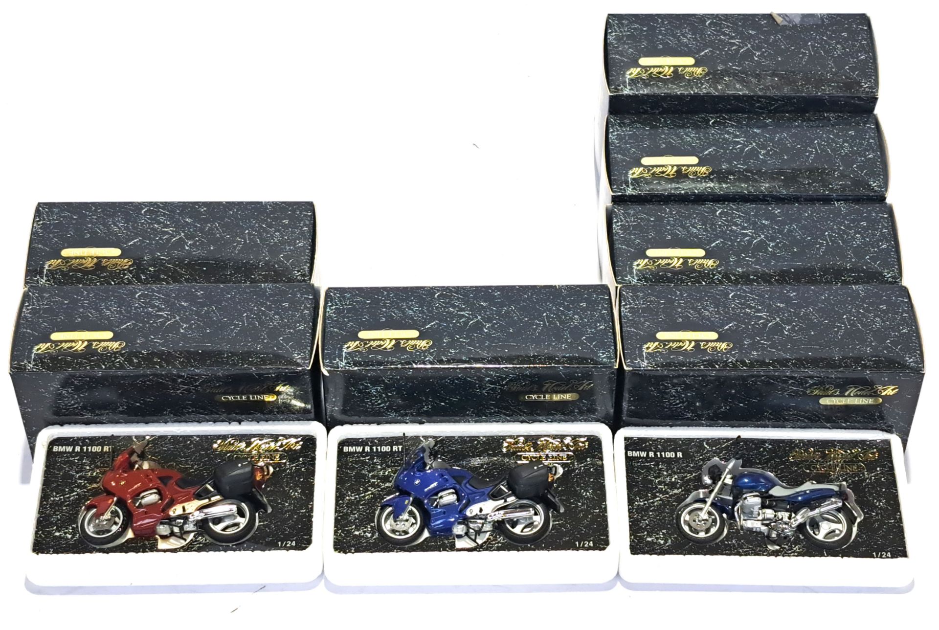 Paul's Model Art Cycle Line, a boxed group of 1:24 scale BMW motorcycles - Bild 2 aus 5