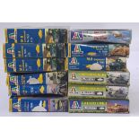 Italeri a mixed boxed mainly tanks and similar group, of 1/72 scale tanks to include No.23 M-8 Gr...