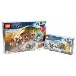 Lego Wizarding World Fantastic Beasts Pair 75952 Newt's Case of Magical Creatures (2) 75951 Grind...