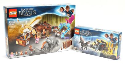 Lego Wizarding World Fantastic Beasts Pair 75952 Newt's Case of Magical Creatures (2) 75951 Grind...