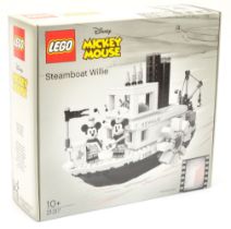 Lego Disney Mickey Mouse set number 21317 Steamboat Willie, within Excellent sealed packaging.