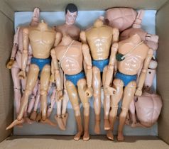 Palitoy Action Man Vintage an unboxed group of Figures / Undressed - all are missing some limbs o...