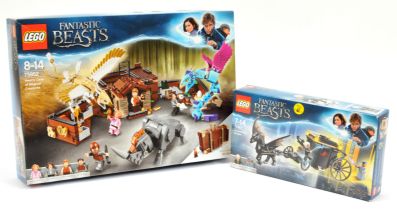 Lego Wizarding World Fantastic Beasts Pair 75952 Newt's Case of Magical Creatures (2) 75951 Grind...