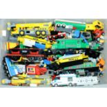 Lego an unboxed quantity including model Railway, Locomotives, Cargo Trains, plus various accesso...