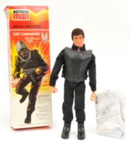 Palitoy Action Man vintage Special Operations SAS Commander figure, Eagle-Eye, head detached, oth...