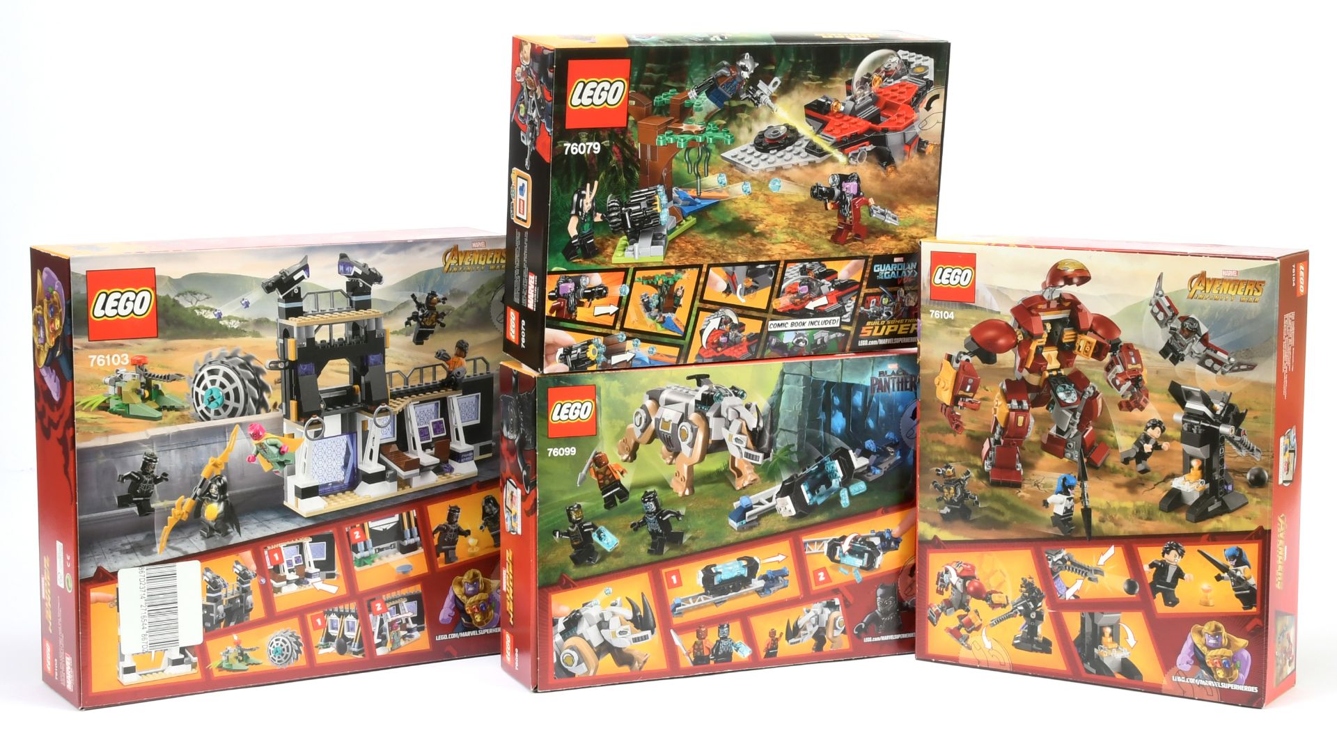 Lego Marvel Super Heroes Group - Infinity Wars (1) 76104 The Hulkbuster Smash-Up (2) 76103 Corvus... - Image 2 of 2