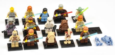 Lego Star Wars Minifigures 2002 Issues including Young Boba Fett, Count Dooku, Clone Trooper, plu...
