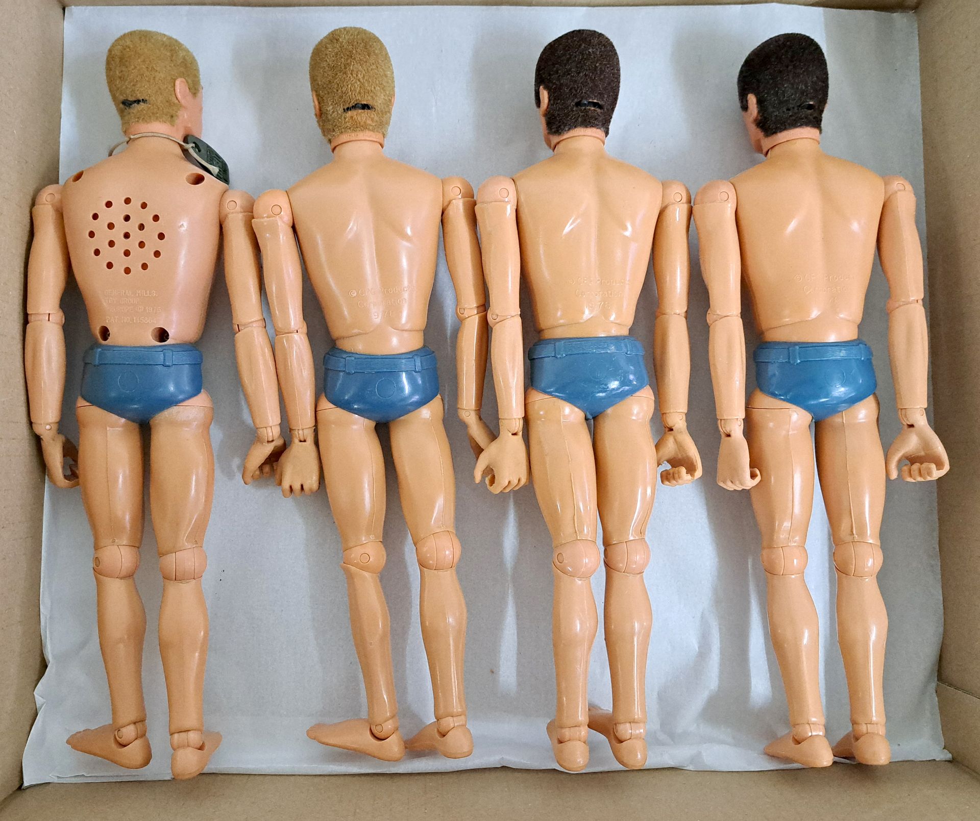 Palitoy Action Man vintage dynamic eagle-eyed figures/loose/undressed, a group which appear to be... - Image 2 of 2