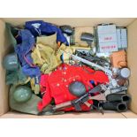 Palitoy Action Man vintage unboxed group of loose accessories to include part outfits, boots, rif...