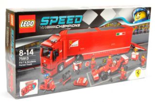 Lego Speed Champion 75913 F14 T & Scuderia Ferrari Truck, within Near Mint sealed packaging.