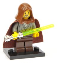 Lego Star Wars Minifigure Jedi Knight - from Set 7163 Republic Gunship (2002), Rare Figure Near M...