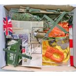 Palitoy Action Man vintage, unboxed group of part accessories including Base camp - Tent, Mine De...