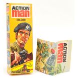 Palitoy Action Man EMPTY Soldier box. Condition is Fair Plus.