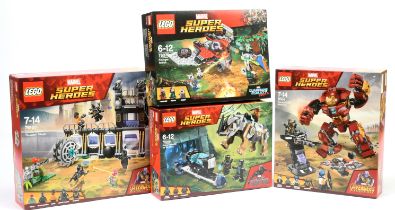 Lego Marvel Super Heroes Group - Infinity Wars (1) 76104 The Hulkbuster Smash-Up (2) 76103 Corvus...