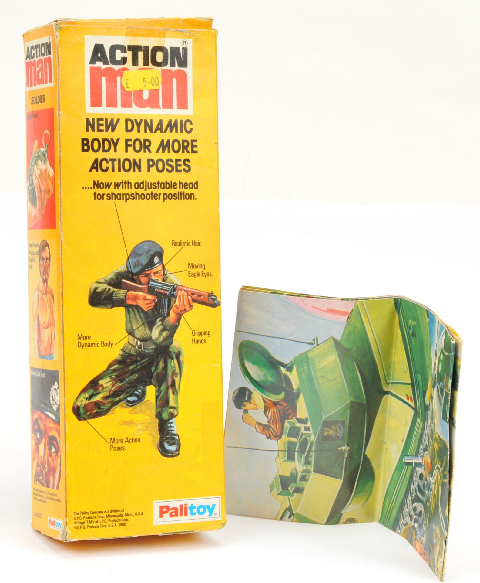 Palitoy Action Man EMPTY Soldier box. Condition is Fair Plus. - Bild 2 aus 2