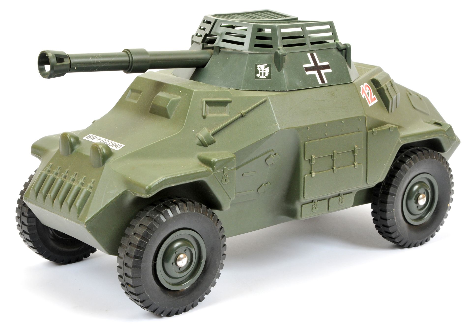 Palitoy Action Man vintage German Armoured Car, Good, unboxed.