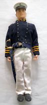 GI Joe "Annapolis Cadet Uniform" on a Palitoy Action Man Figure, painted head, generally Fair to ...