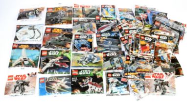 Lego Star Wars Baggie sets x 59, includes 6963 X-wing Fighter, 30246 Imperial Shuttle, 30381 Impe...