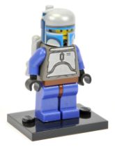 Lego Star Wars Minifigure Jango Fett - from Set 7153 Jango Fett's Slave 1 (2002), Rare Figure Nea...