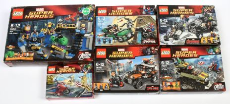 Lego Marvel Super Heroes group 