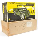Marx Toys Command Patrol Jeep, scaled for any 11 1/2" Action figure, over 21" long, complete with...