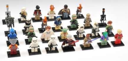 Lego Star Wars Minifigures 2009 Issues including Chancellor Palpatine, Count Dooku, Hondo Ohnaka,...