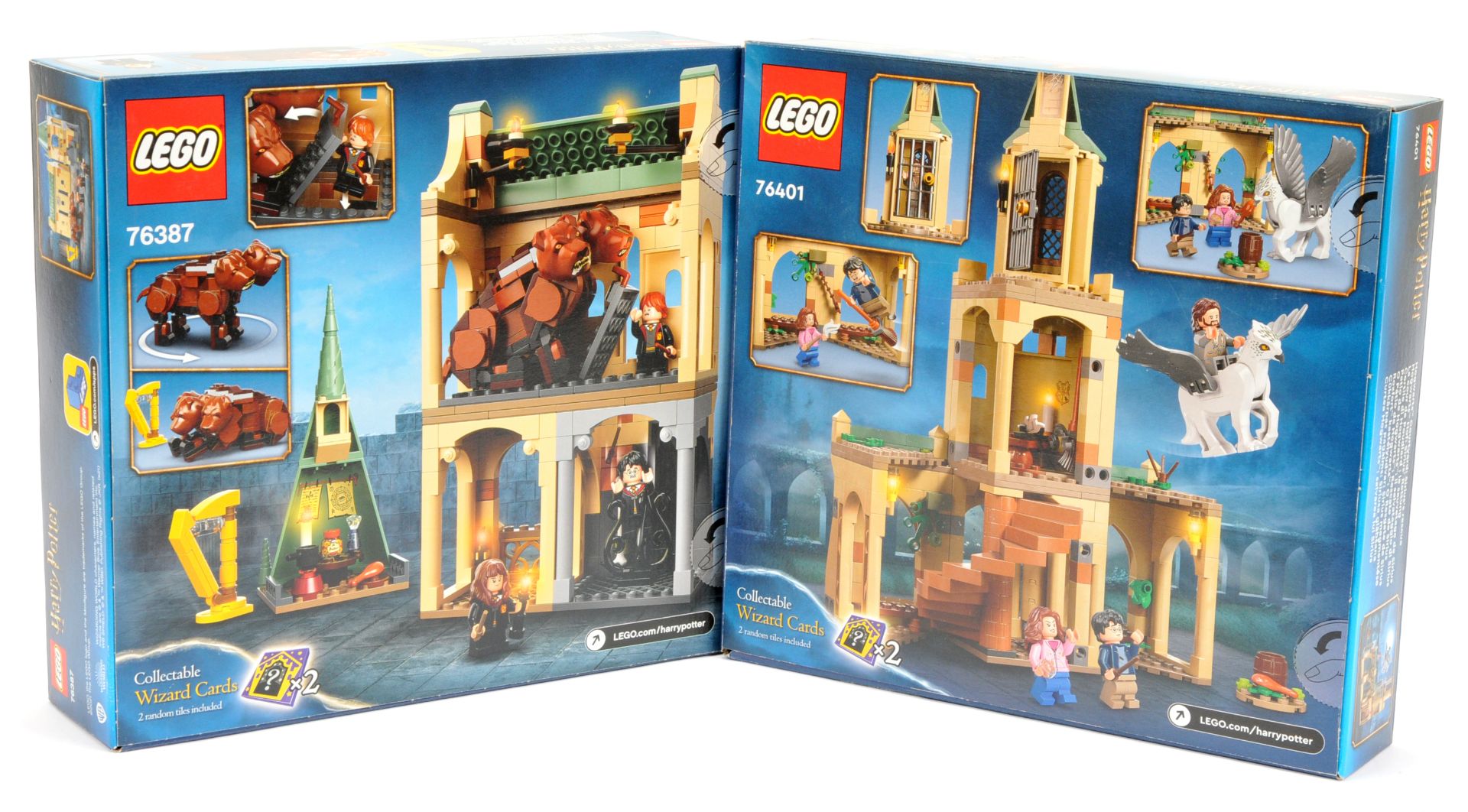 Lego Harry Potter boxed pair (1) 76401 Hogwarts Courtyard Sirius's Rescue; (2) 76387 Hogwarts Flu... - Image 2 of 2