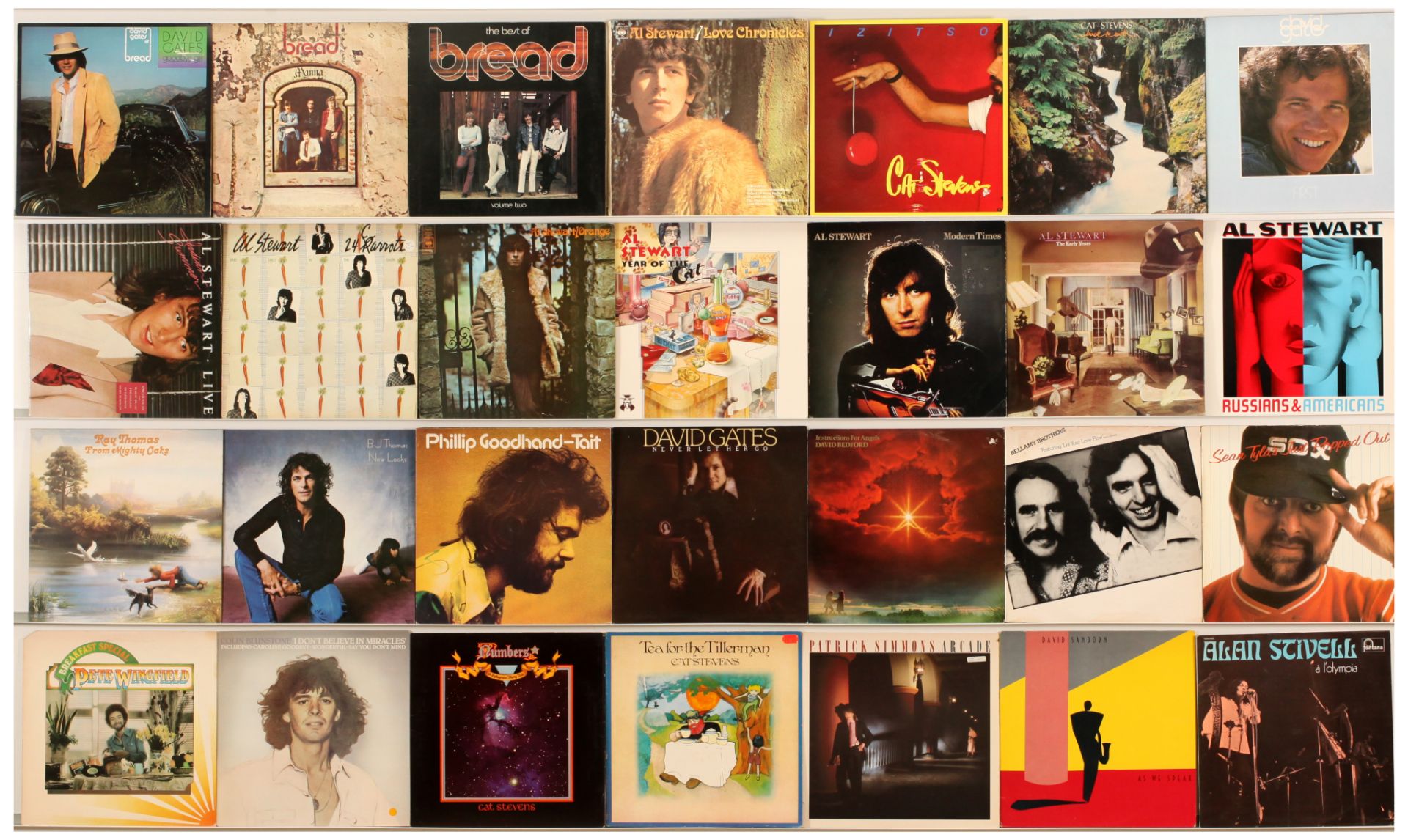 Singer-Songwriters - A Group of LPs