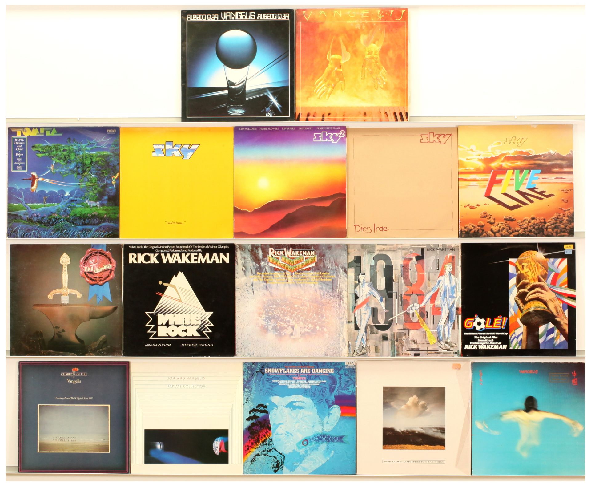 Rock/Electronic - A Group of LPs