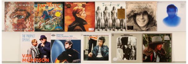 Bowie, Elton John, Paul Simon Recent Releases And Reissues LPs