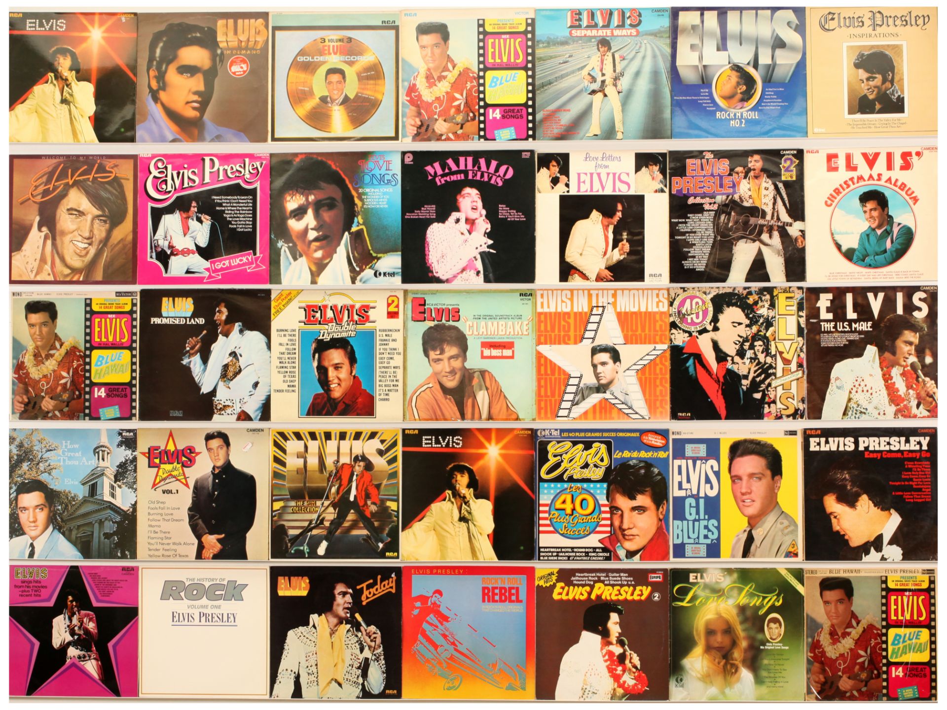 Elvis Presley - A Group of LPs