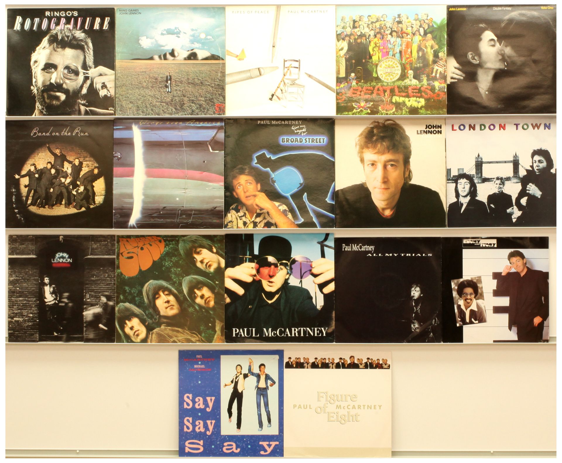 The Beatles and Related LPs and 12"
