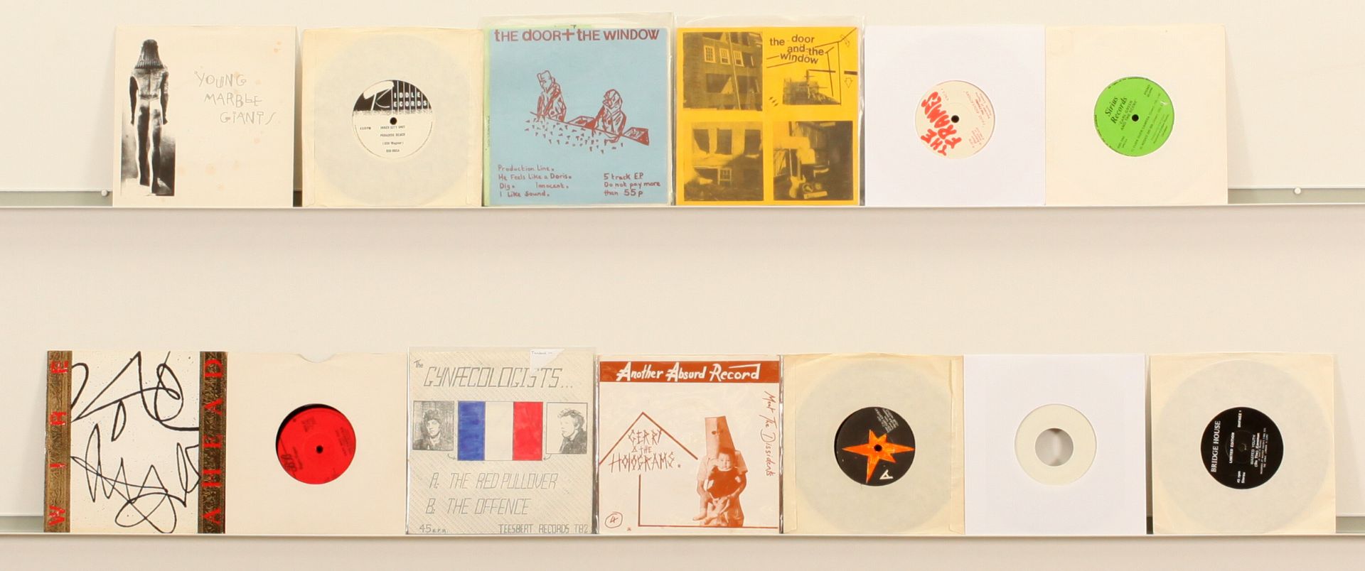 Assorted 1980's Post Punk Avant-Garde 7" Singles - Wire, Wasted Youth, Young Marble Giants