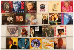 Rod Stewart LPs, 12" Singles & Tour Programme