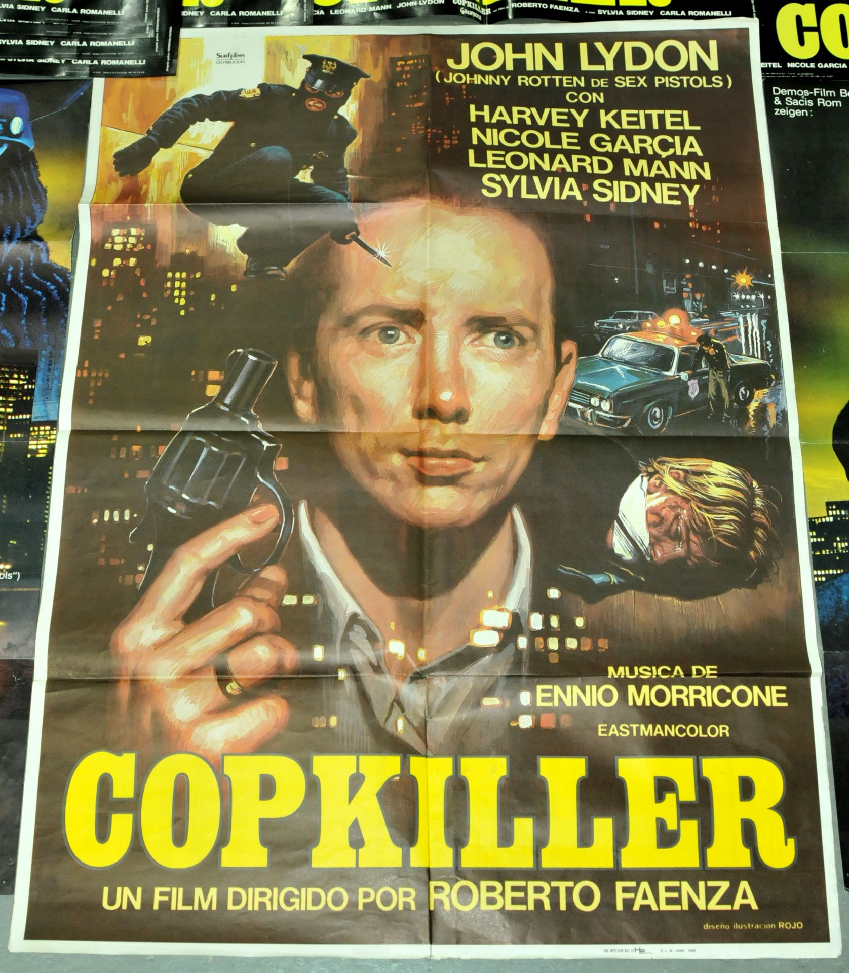 Cop Killer/Corrupt Starring John Lydon Movie Posters and VHS video - Image 3 of 4