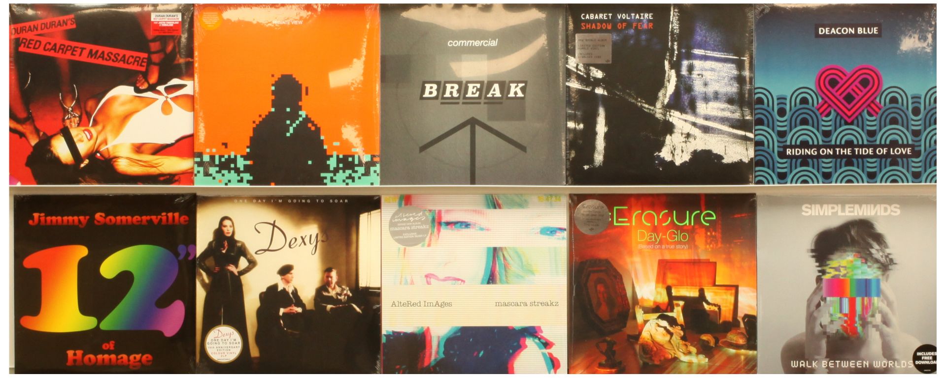 Recent Issue Synth Pop/Electronic LPs