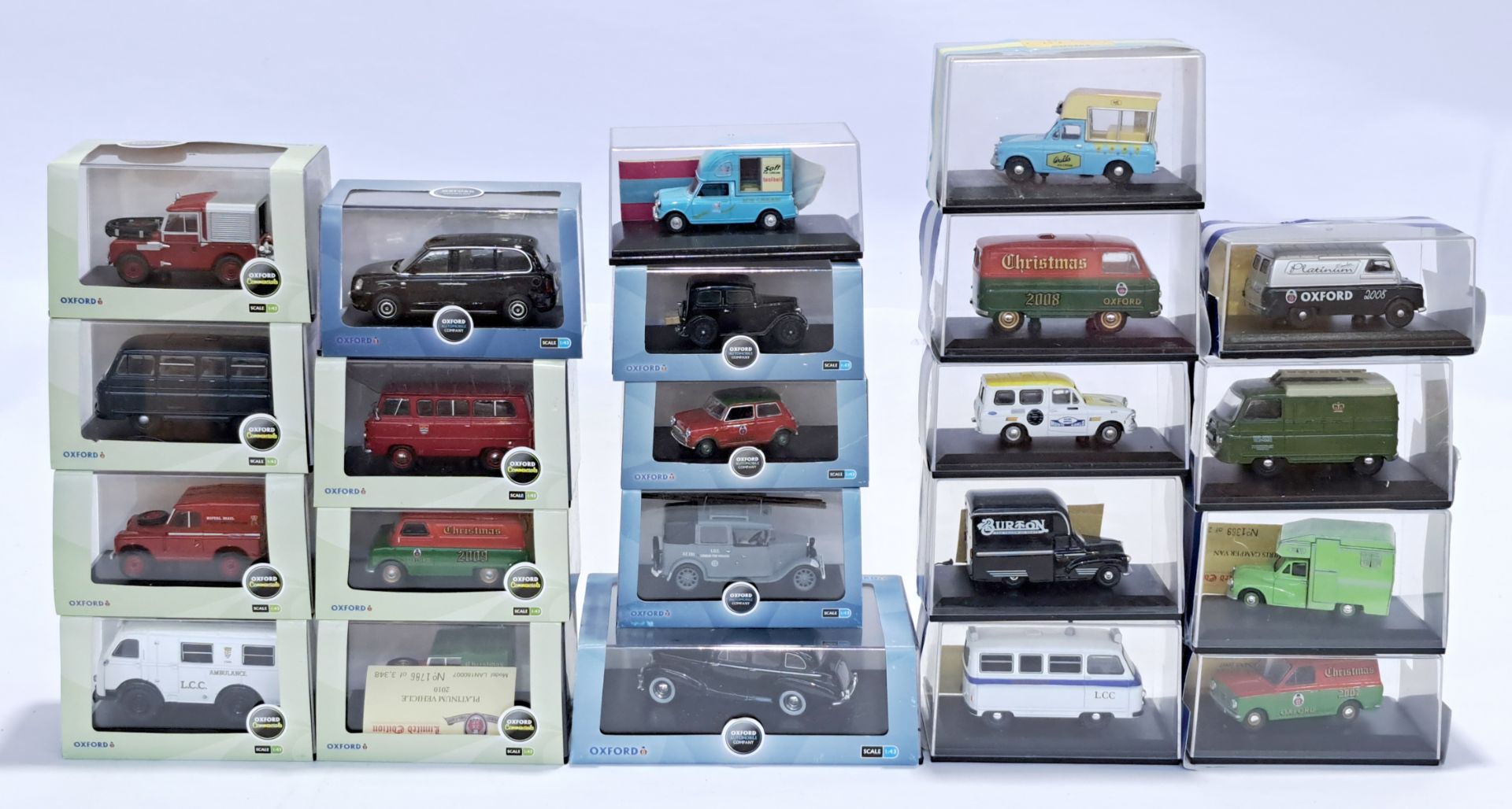 Oxford Diecast, a boxed mostly 1:43 scale group