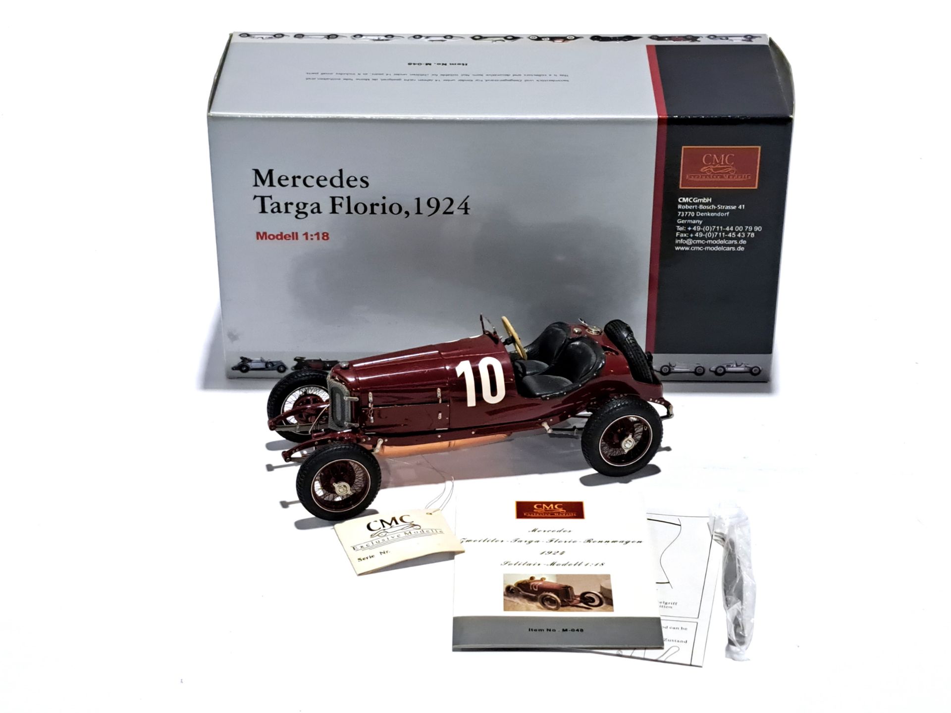 CMC 1:18 scale M-048 Mercedes Targa Florio 1924